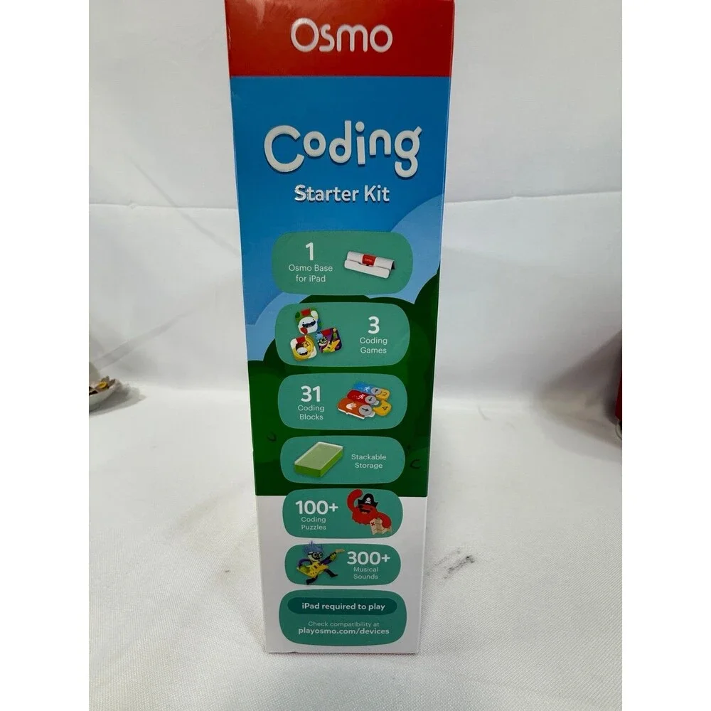 Osmo - Coding Starter Kit for iPad Educational Learning Games-Ages 5-10+ Learn t